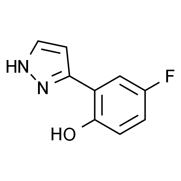 4-Fluoro-2-(1H-pyrazol-5-yl)phenol