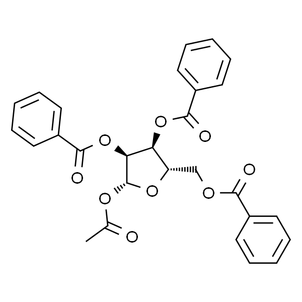 (2R,3S,4S,5S)-2-Acetoxy-5-((benzoyloxy)methyl)tetrahydrofuran-3,4-diyl dibenzoate