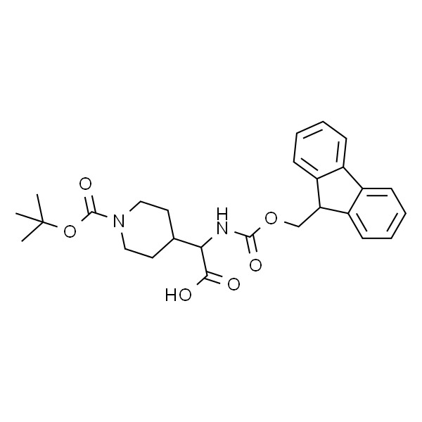 2-(Fmoc-amino)-2-(1-Boc-4-piperidyl)acetic Acid