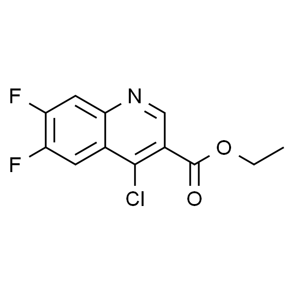 Ethyl 4-chloro-6，7-difluoroquinoline-3-carboxylate