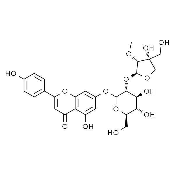 3’-Methoxy apiin；Chrysoeiol-7-(2-O-apiosylglucoside)