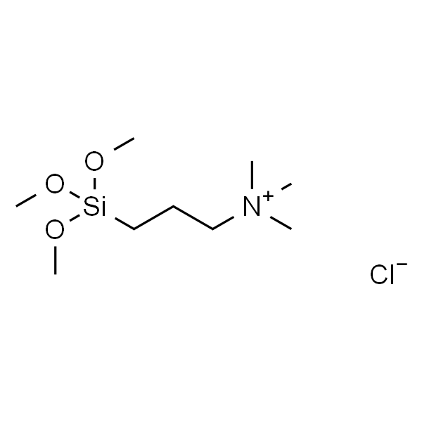 Trimethyl[3-(trimethoxysilyl)propyl]ammonium Chloride (ca. 50% in Methanol)