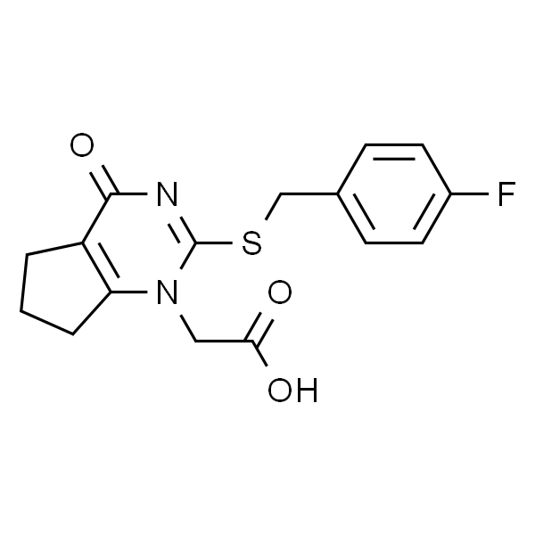 1H-Cyclopentapyrimidine-1-acetic acid, 2-[[(4-fluorophenyl)Methyl]thio]-4,5,6,7-tetrahydro-4-oxo-