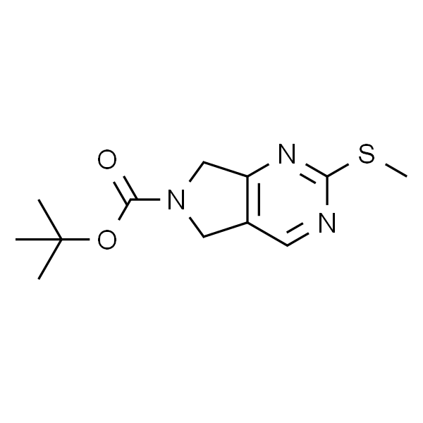 6-Boc-2-(methylthio)-5，7-dihydropyrrolo[3，4-d]pyrimidine