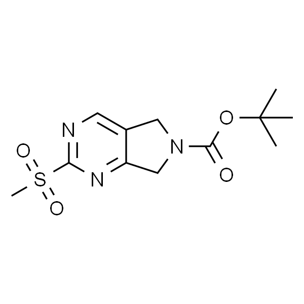 tert-Butyl 2-(methylsulfonyl)-5H-pyrrolo[3，4-d]pyrimidine-6(7H)-carboxylate