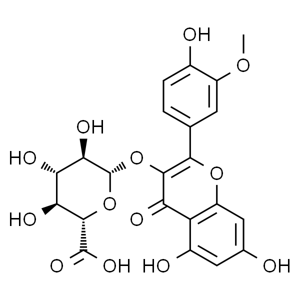 (2S,3S,4S,5R,6S)-6-[5,7-dihydroxy-2-(4-hydroxy-3-methoxyphenyl)-4-oxochromen-3-yl]oxy-3,4,5-trihydroxyoxane-2-carboxylic acid