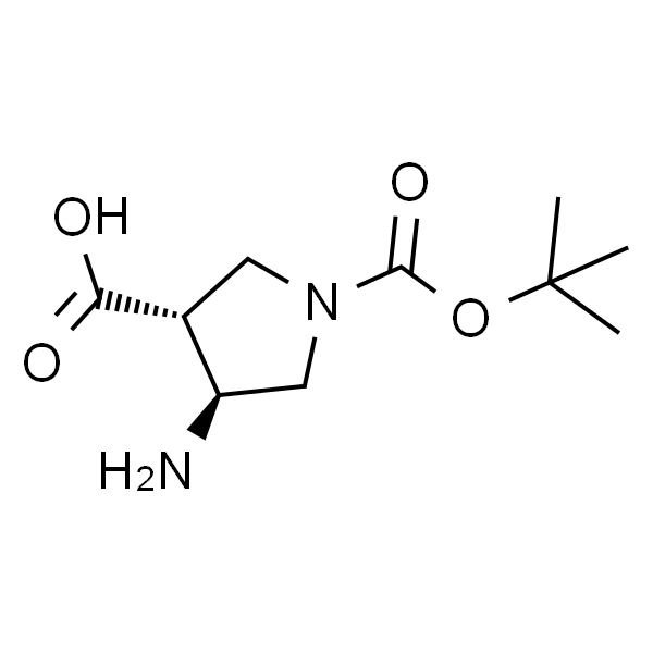 rel-(3S,4R)-4-Amino-1-(tert-butoxycarbonyl)pyrrolidine-3-carboxylic acid