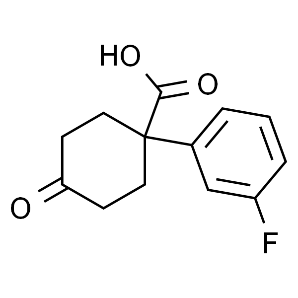 1-(3-Fluorophenyl)-4-oxocyclohexanecarboxylic acid