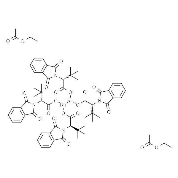 Tetrakis[N-phthaloyl-(R)-tert-leucinato]dirhodium Bis(ethyl Acetate) Adduct