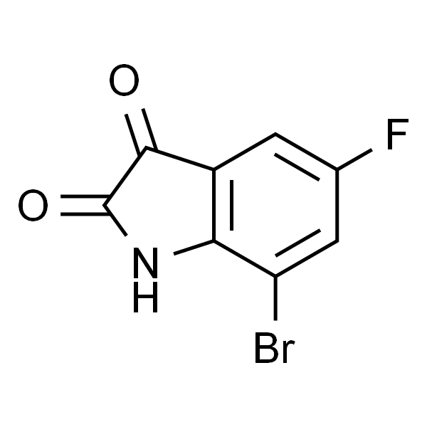 7-Bromo-5-fluoroindoline-2，3-dione