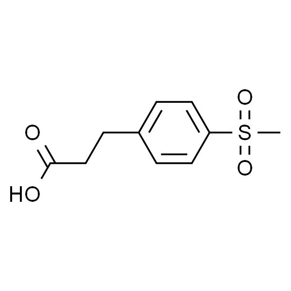 4-(Methylsulfonyl)benzenepropanoic acid