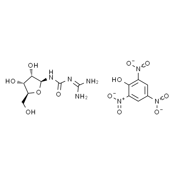 1-(Diaminomethylene)-3-(beta-D-ribofuranosyl)urea Picrate