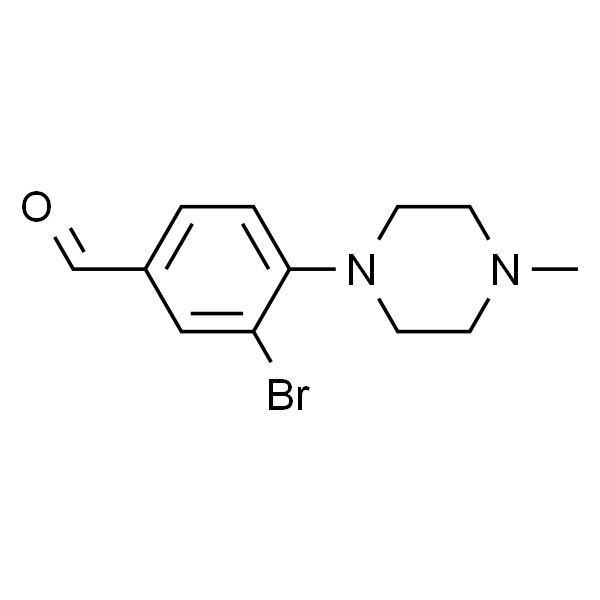 3-Bromo-4-(4-methyl-1-piperazinyl)benzaldehyde
