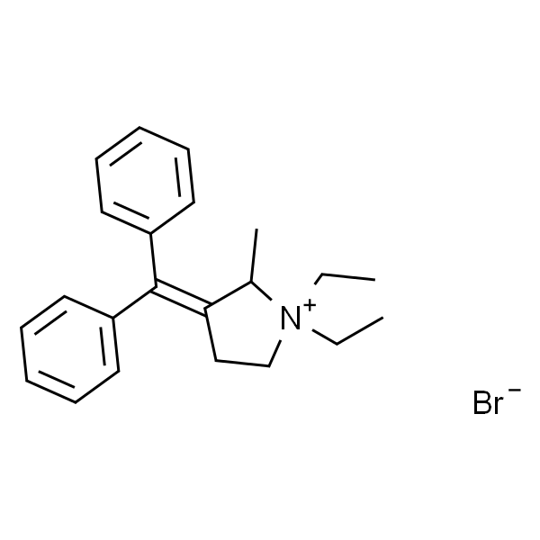 3-(Diphenylmethylene)-1,1-diethyl-2-methylpyrrolidin-1-ium bromide