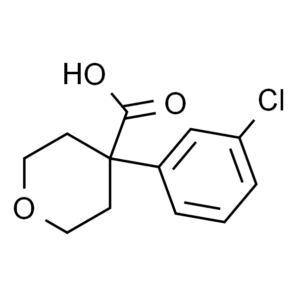 4-(3-Chlorophenyl)oxane-4-carboxylic acid