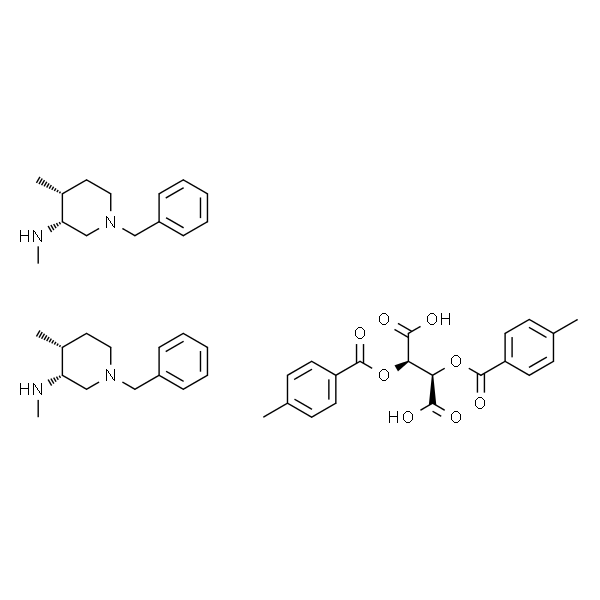 (3R,4R)-1-Benzyl-N,4-dimethylpiperidin-3-amine ((2R,3R)-2,3-bis((4-methylbenzoyl)oxy)succinate) (2:1)