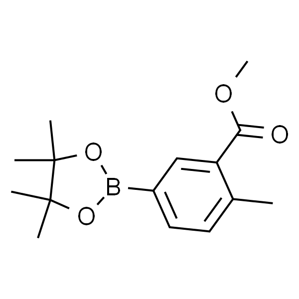 Methyl 2-methyl-5-(4，4，5，5-tetramethyl-1，3，2-dioxaborolan-2-yl)benzoate