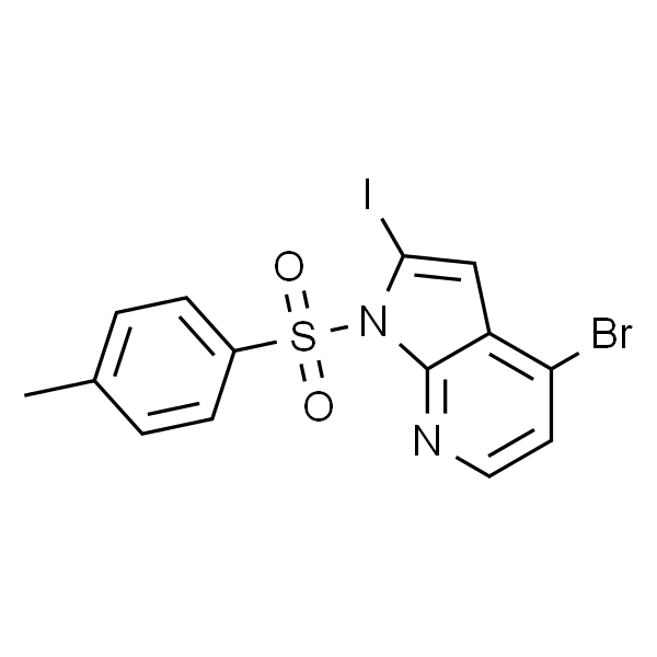 4-Bromo-2-iodo-1-tosyl-1H-pyrrolo[2，3-b]pyridine
