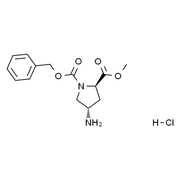 (2R,4S)-1-Benzyl 2-methyl 4-aminopyrrolidine-1,2-dicarboxylate hydrochloride