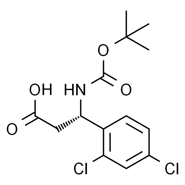 (S)-3-((tert-Butoxycarbonyl)amino)-3-(2,4-dichlorophenyl)propanoic acid