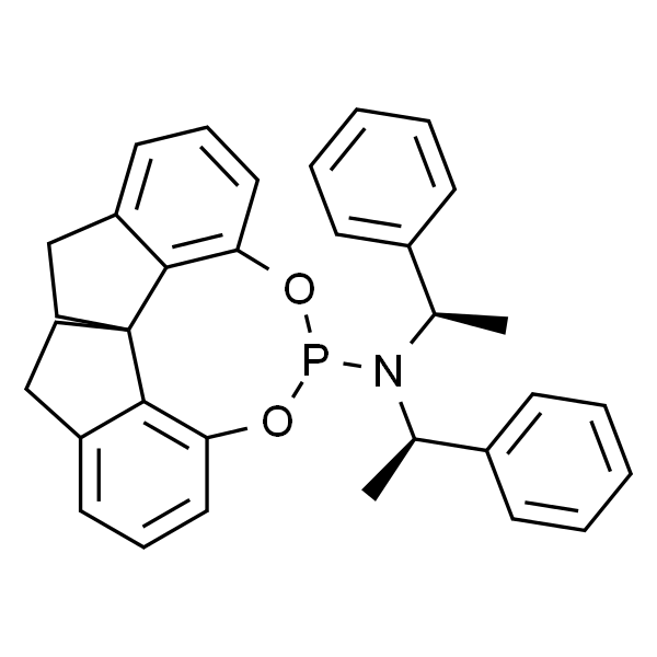 (11aR)-10，11，12，13-Tetrahydro-N，N-bis[(1R)-1-phenylethyl]-diindeno[7，1-de:1'，7'-fg][1，3，2]dioxaphosphocin-5-amine