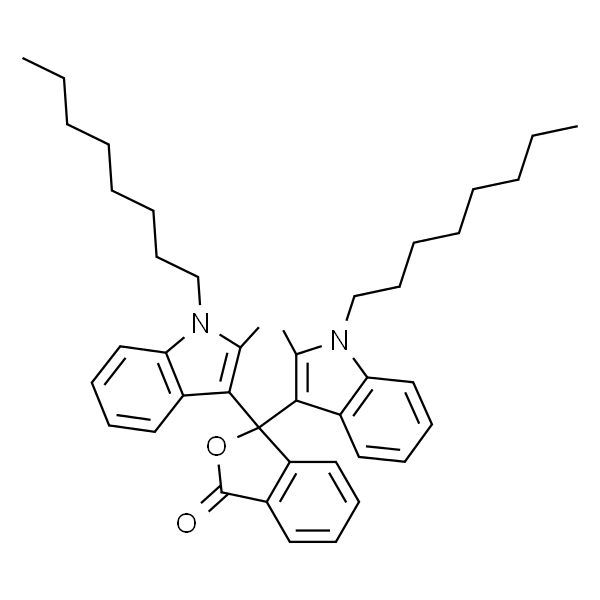 3,3-Bis(2-methyl-1-octyl-1H-indol-3-yl)isobenzofuran-1(3H)-one