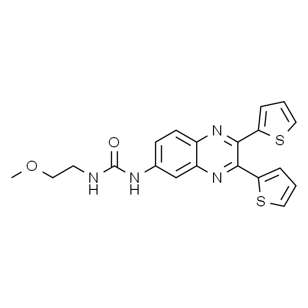 1-(2，3-Di(thiophen-2-yl)quinoxalin-6-yl)-3-(2-methoxyethyl)urea