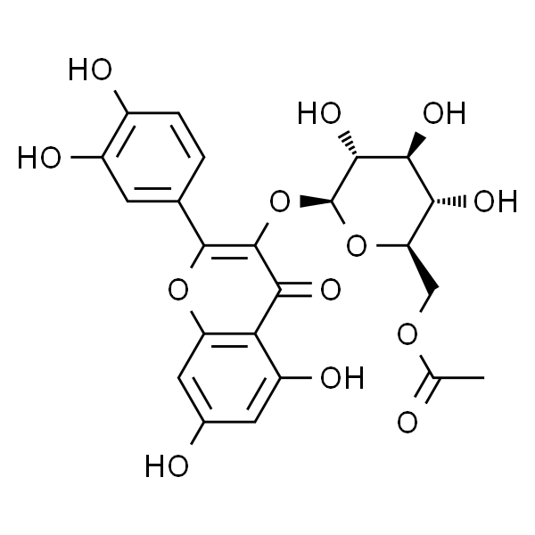 QUERCETIN-3-O-BETA-D-GLUCOPYRANOSYL-6''-ACETATE
