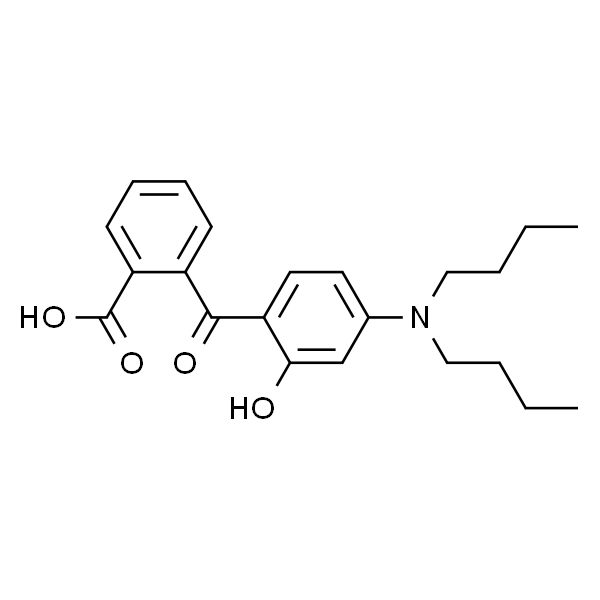 2-(4-(dibutylamino)-2-hydroxybenzoyl)-benzoic acid