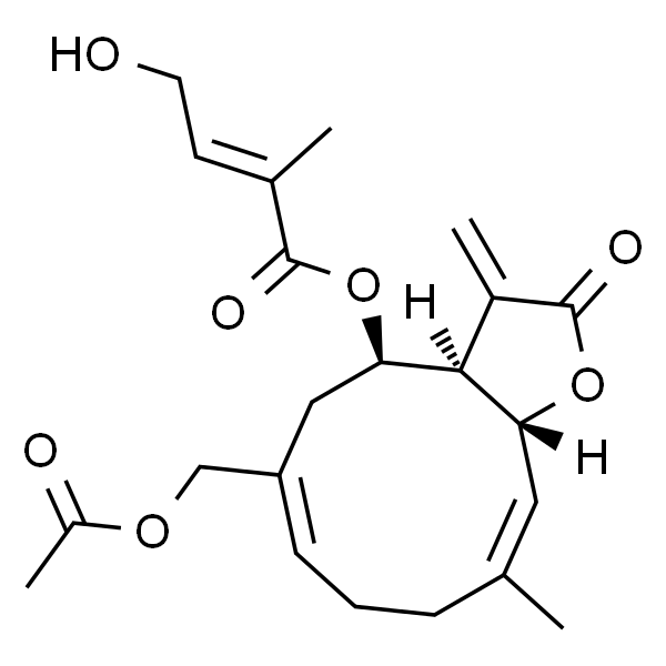 8β-(4-Hydroxytigloyloxy)ovatifolin