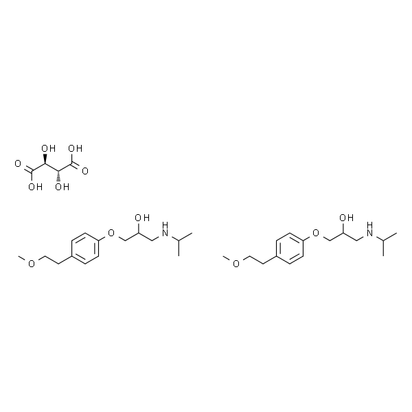 (±)-Metoprolol (+)-tartrate salt