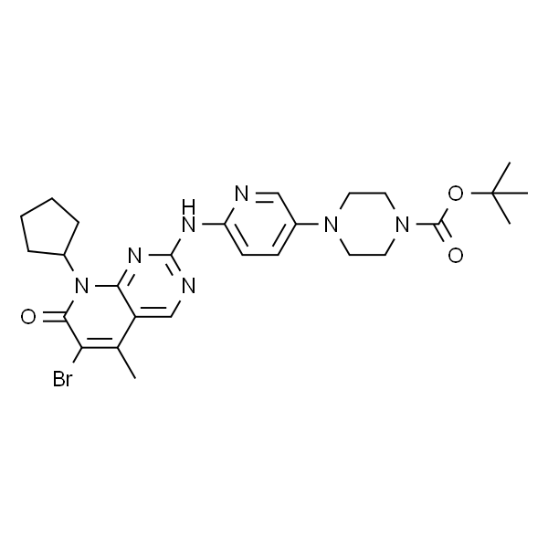 tert-Butyl 4-(6-((6-bromo-8-cyclopentyl-5-methyl-7-oxo-7,8-dihydropyrido[2,3-d]pyrimidin-2-yl)amino)pyridin-3-yl)piperazine-1-carboxylate