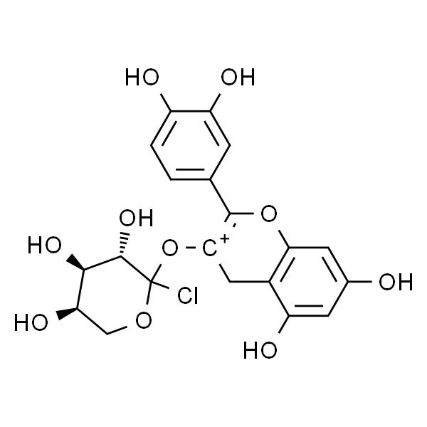 Cyanidin 3-arabinoside chloride