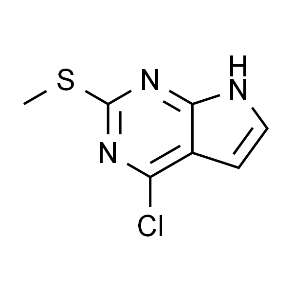 4-Chloro-2-(methylthio)-7H-pyrrolo[2，3-d]pyrimidine