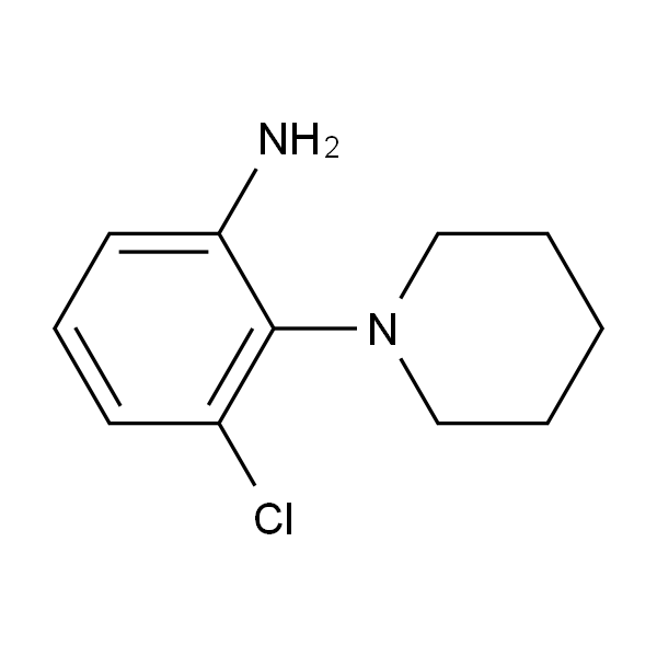 3-Chloro-2-(1-piperidinyl)aniline