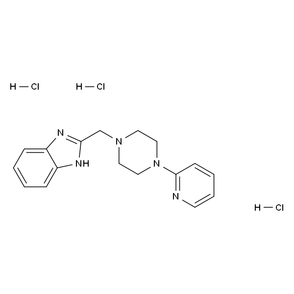2-((4-(Pyridin-2-yl)piperazin-1-yl)methyl)-1H-benzo[d]imidazole trihydrochloride