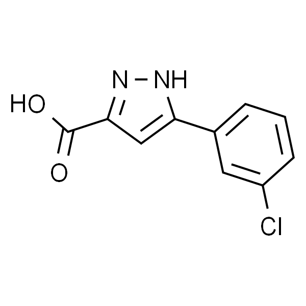 5-(3-Chlorophenyl)-1H-pyrazole-3-carboxylic acid