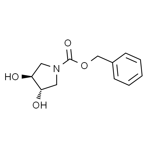 (3S，4S)-Benzyl 3，4-dihydroxypyrrolidine-1-carboxylate