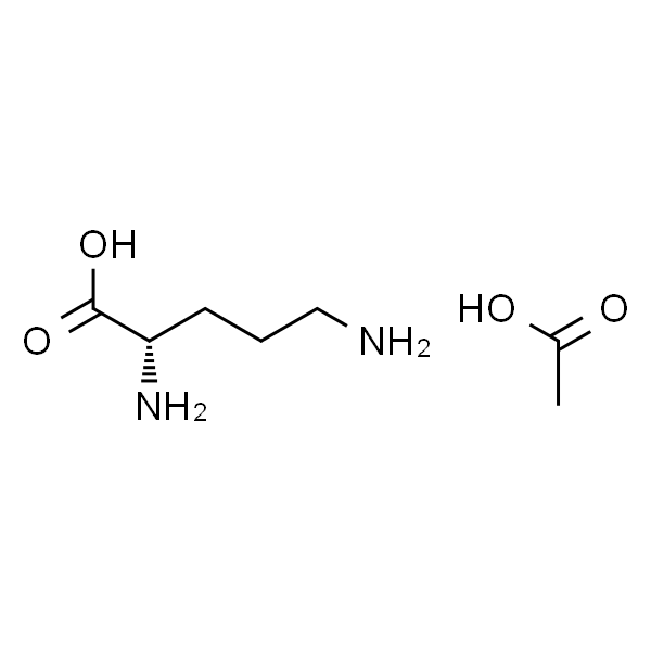 (S)-2,5-Diaminopentanoic acid compound with acetic acid (1:1)