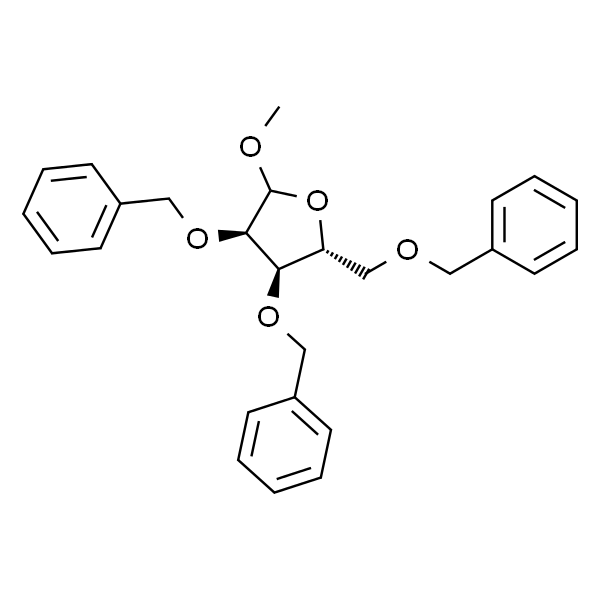 (2R,3R,4R)-3,4-Bis(benzyloxy)-2-((benzyloxy)methyl)-5-methoxytetrahydrofuran