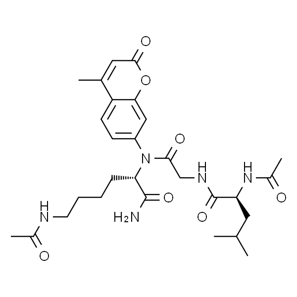 (S)-6-Acetamido-2-(2-((S)-2-acetamido-4-methylpentanamido)acetamido)-N-(4-methyl-2-oxo-2H-chromen-7-yl)hexanamide