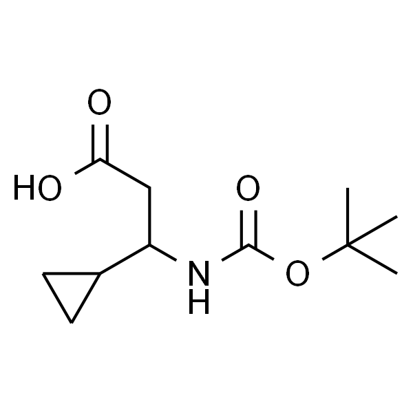 3-(Boc-amino)-3-cyclopropylpropanoic Acid