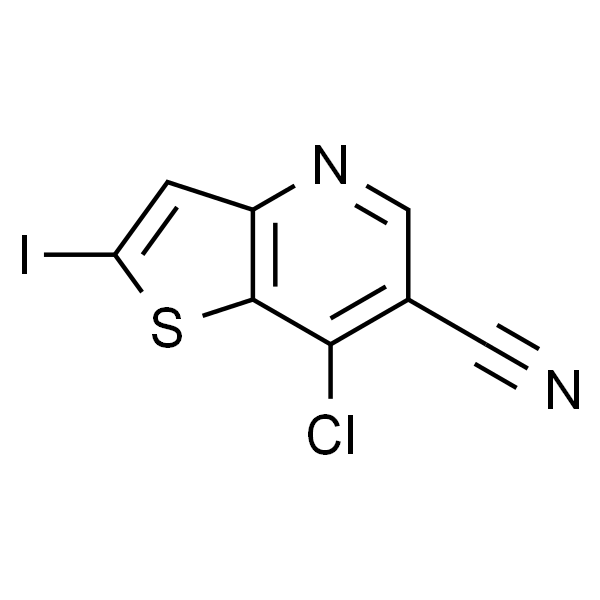 7-Chloro-2-iodothieno[3，2-b]pyridine-6-carbonitrile