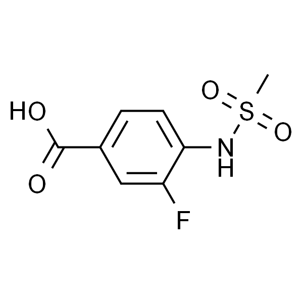 3-Fluoro-4-(methylsulfonamido)benzoic Acid