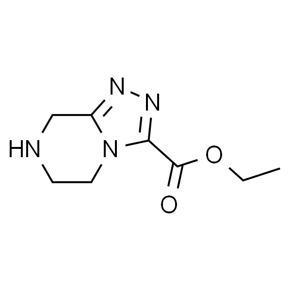 Ethyl 5，6，7，8-Tetrahydro-1，2，4-triazolo[4，3-a]pyrazine-3-carboxylate