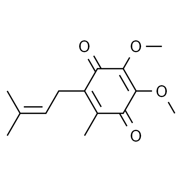 2,5-Cyclohexadiene-1,4-dione,2,3-dimethoxy-5-methyl-6-(3-methyl-2-buten-1-yl)-