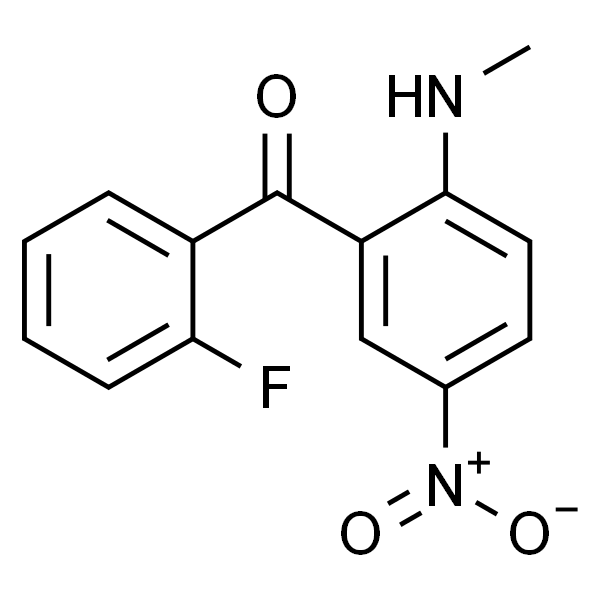 (2-Fluorophenyl)(2-(methylamino)-5-nitrophenyl)methanone