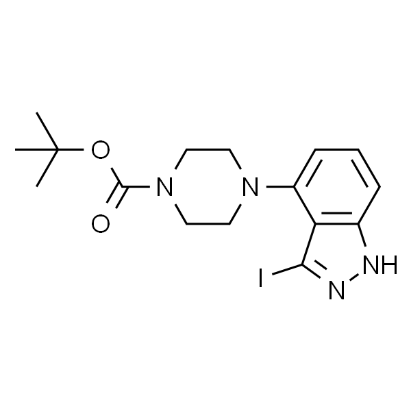 1-Boc-4-(3-Iodo-1H-indazol-4-yl)piperazine