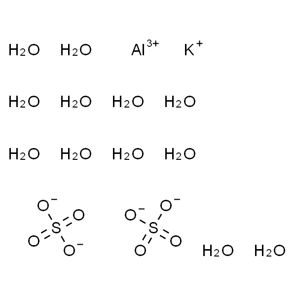 Aluminum potassium sulfate dodecchydrate