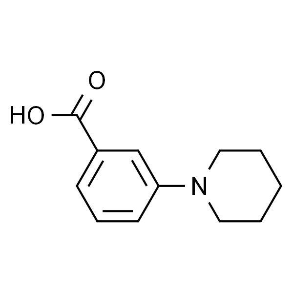 3-(1-Piperidinyl)benzoic acid